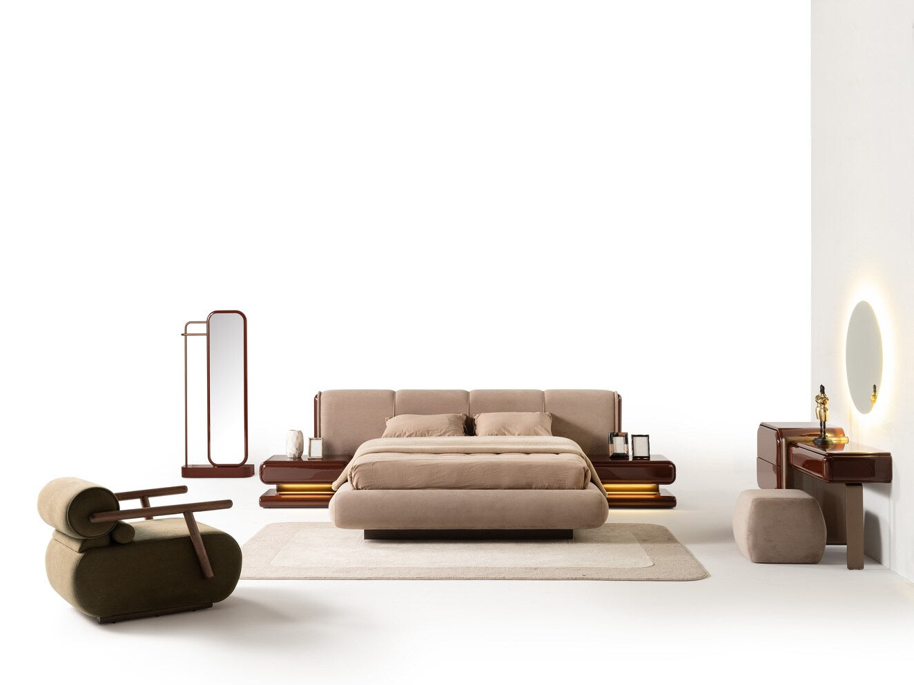Mocha Floor Set