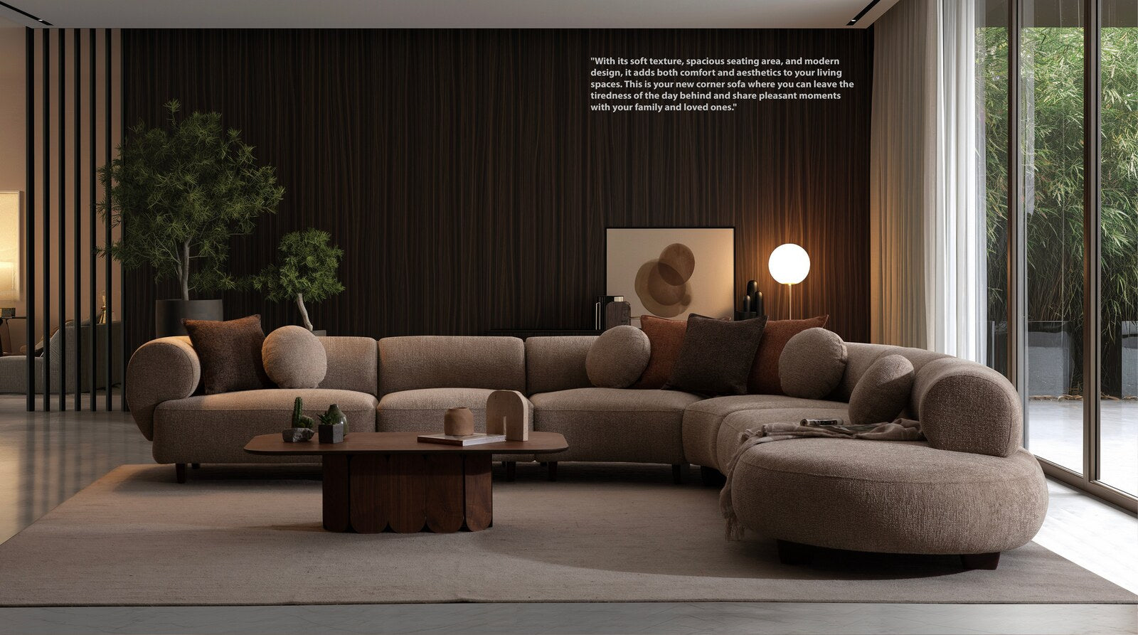 Ovena Corner Sofa