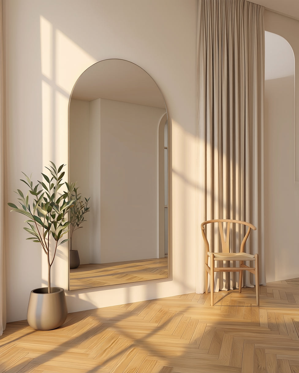 Ovale Spiegel "Ada" – Zonder Lijst 180x80cm